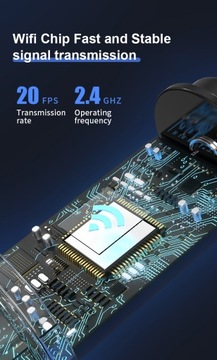 URZADZENIE DO CZYSZCZENIA USZU WOSK SMART OTOSKOP WiFi Z KAMERA + NARZĘDZIA