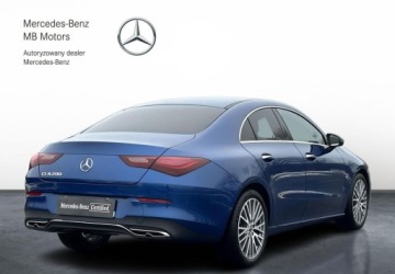 Mercedes CLA C118/X118 Coupe Facelifting 1.3 200 163KM 2024 Mercedes-Benz CLA SalonPL Multibeam Kamera Podgrzewanie Foteli FV VAT23, zdjęcie 4