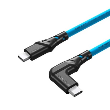 Mathorn MTC-511 5m 10Gbps 60W USB C-C90 ArcticBlue