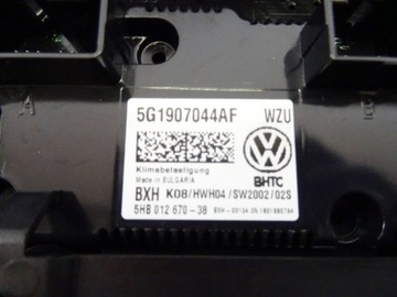 5G1907044AF VOLKSWAGEN T-ROC 2018 PANEL KLIMATIZACE
