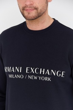 ARMANI EXCHANGE Granatowa bluza XXL