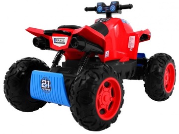 Quad na akumulator Sport Run dla dzieci Czarny + Napęd 4x4 + LED MP3