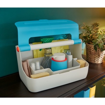 Контейнер Leitz Cosy синий с ручкой