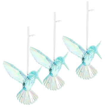 3 szt. Akrylowe ozdoby Hummingbird
