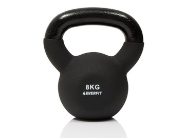 4EVERFIT Kettlebell 8kg Odważnik Hantel Żeliwny