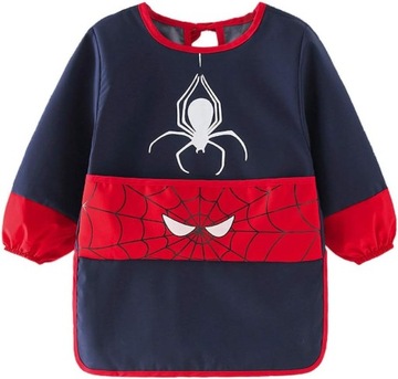 FARTUCH DLA DZIECI SPIDERMAN WODOODPORNY KOSTIUM 5-7 LAT