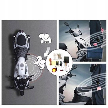 Универсальная сигнализация для мотоцикла с 2 пультами дистанционного управления. СИГНАЛИЗАЦИЯ ДЛЯ МОТОЦИКЛА СКУТЕРА.