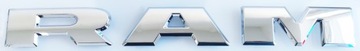 Emblemat logo napis znaczek RAM chrom