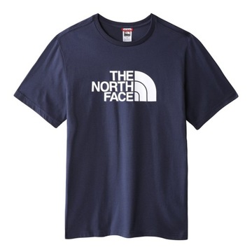 T-shirt Męski TNF NF0A2TX38K2 M S/S EASY Granatowy M