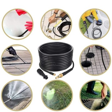 ШЛАНГ ДЛЯ ОЧИСТКИ ВЫСОКОГО ДАВЛЕНИЯ ДЛИНОЙ 10 М ШЛАНГ ДЛЯ ЧИСТКИ ДРЕНАЖНОЙ ТРУБЫ