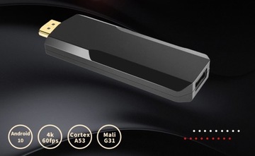 SMART TV STICK BOX BLUETOOTH 4K WIFI ANDROID МУЛЬТИМЕДИЙНЫЙ ПЛЕЕР