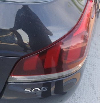 PEUGEOT 508 FACELIFT SVĚTLO ZADNÍ PRAVÁ PRAVÝ SEDAN EVROPA 2015R