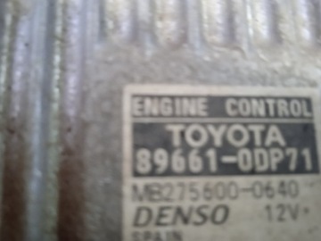 JEDNOTKA MOTORU 89661-0DP71 YARIS III 1.3