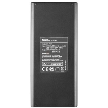 Зарядное устройство Newel DUAL USB-C NP-F550 NP-F770 NP-F970