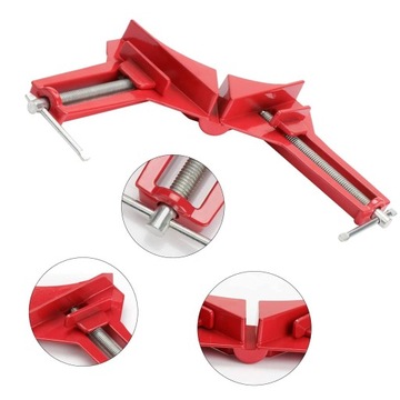 4 УГЛОВЫХ ЗАЖИМА УГЛОВЫЕ ЗАЖИМЫ ДЛЯ ДЕРЕВА 90° НАБОР ФИКСАТОРОВ ПРОФЕССИОНАЛЬНЫЙ