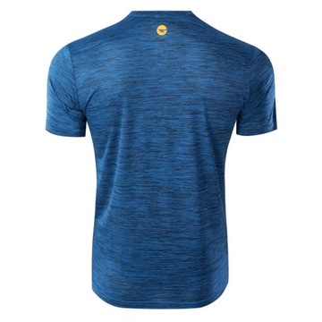Koszulka męska treningowa niebieska HI-TEC tshirt sportowy trekingowy L