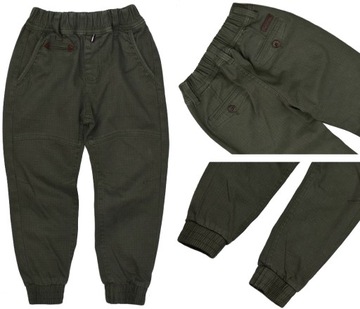 Lusa Nowe modne SPODNIE Khaki Jogger Wiosna - 128