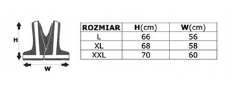 Светоотражающий жилет Светоотражающий ремень ЖЕЛТЫЙ XXL