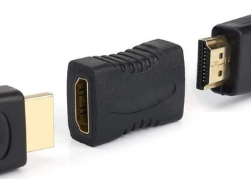 Złączka łącznik KABLA HDMI-HDMI 1080p 48-bit typ A