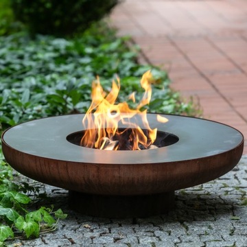 САДОВАЯ ПЕЧЬ С ДОСКОЙ ЧАША ДЛЯ КОЖИ С ВЕРШИНОЙ 85см