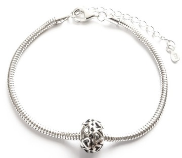 BRANSOLETKA DO CHARMS PANDOR S925 17-21 2,40+BEADS