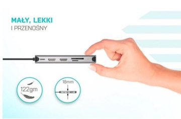 Stacja dokująca USB 3.0/USB-C/Thunderbolt 3x