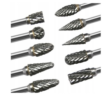 НАБОР СВЕРЛ ДЛЯ РЕЗЬБЫ ПО ДЕРЕВО, МЕТАЛЛУ, НАПИЛЬНИК 10 ШТ. 3 ММ.