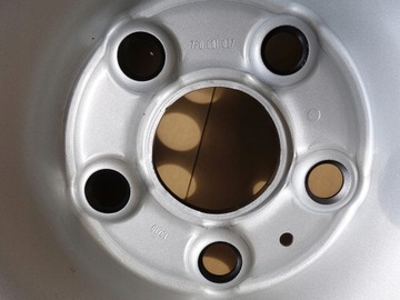 4× DISK OCELOVÝ VOLKSWAGEN OE 7F0601027 PÉRO 6.5" X 16" 5X120