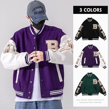 Męska kurtka Unisex moda kurtka sportowa Kurtka sportowa Miejska streetwear