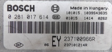 RENAULT LATITUDE 2.0 DCI ŘÍZENÍ MOTORU 237100966R 0281017614
