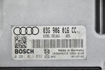 JEDNOTKA ŘÍZENÍ AUDI A3 8P 03G906016CC