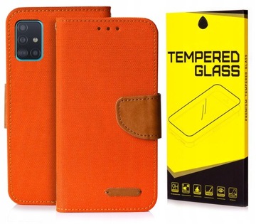 ETUI Portfel CANVAS Case Obudowa Pokrowiec Szkło do Samsung Galaxy M31S