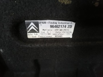 POLIČKA KUFRU CITROEN C4 I 5D 96462174ZD
