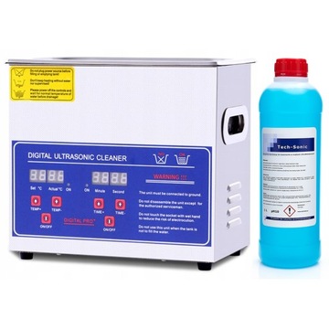 MYJKA ULTRADŹWIĘKOWA LCD WANNA 3,2L JUBILER OPTYK