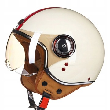 KASK otwarty MOTOCYKLOWY retro VINTAGE roz. XL
