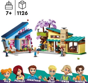 LEGO KLOCKI FRIENDS DOM OLLYEGO I PAISLEY 1126el