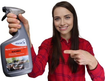 PŁYN DO CZYSZCZENIA KUCHNI PŁYT ZLEWÓW STARNET MYCIE I NABŁYSZCZANIE 650ML