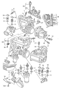 SENZOR TLAKU OLEJE VW GOLF IV 1.6 16V 00-05