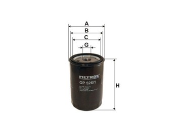 FILTRON FILTR OLEJU AUDI 100 C4 200 C3 80 B3 80 B4 90 B3 A3 A4 B5 A4