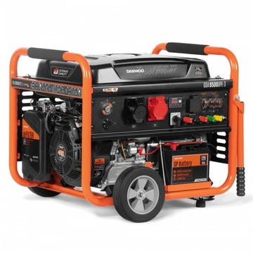 AGREGAT PRĄDOTWÓCZY GENERATOR PRĄDU NA KOŁACH GDA 9500DPE-3 AVR 8kW DAEWOO