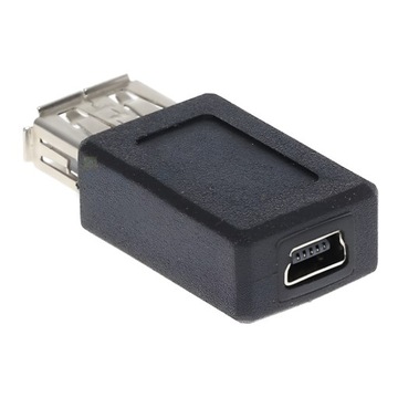 Переходник гнездовой USB - гнездовой адаптер MINI USB с разъемом miniUSB