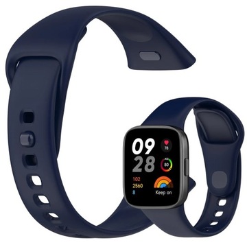 SILIKONOWY PASEK DO ZEGARKA SMARTWATCH REDMI WATCH 3 GRANATOWY OPASKA