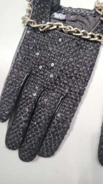 Оригинальные перчатки KARL LAGERFELD, размер M/L.