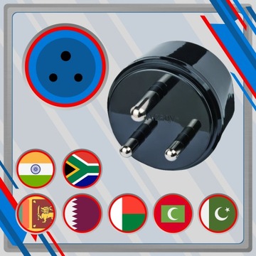 ПУТЕШЕСТВЕННЫЙ АДАПТЕР ЮЖНАЯ АФРИКА ИНДИЯ ОТ BRENNENSTUHL EARTHING