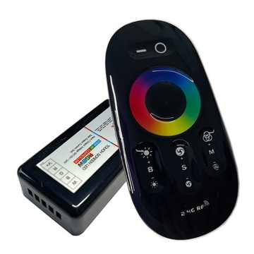 Kontroler sterownik LED RGBW radiowy 2.4Ghz czarny