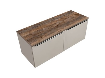 SZAFKA ŁAZIENKOWA Z BLATEM 120 CM SANTA FE TAUPE
