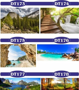 ФОТО ОБОИ 3D водопад лес деревья 250х200