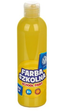 FARBA szkolna plakatowa Astra 250ml żółta