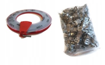 TAŚMA ZACISKOWA METALOWA OPASKA 30mb 9mm + ZACISKI