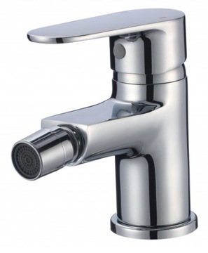 BATERIA BIDETOWA STOJĄCA NERO KRAN KOREK HYDROLAND